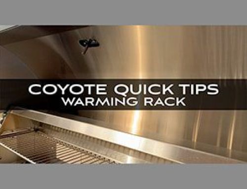Coyote Grills and Skills: Quick Tips from Chef Jonathan Collins on Warming Rack