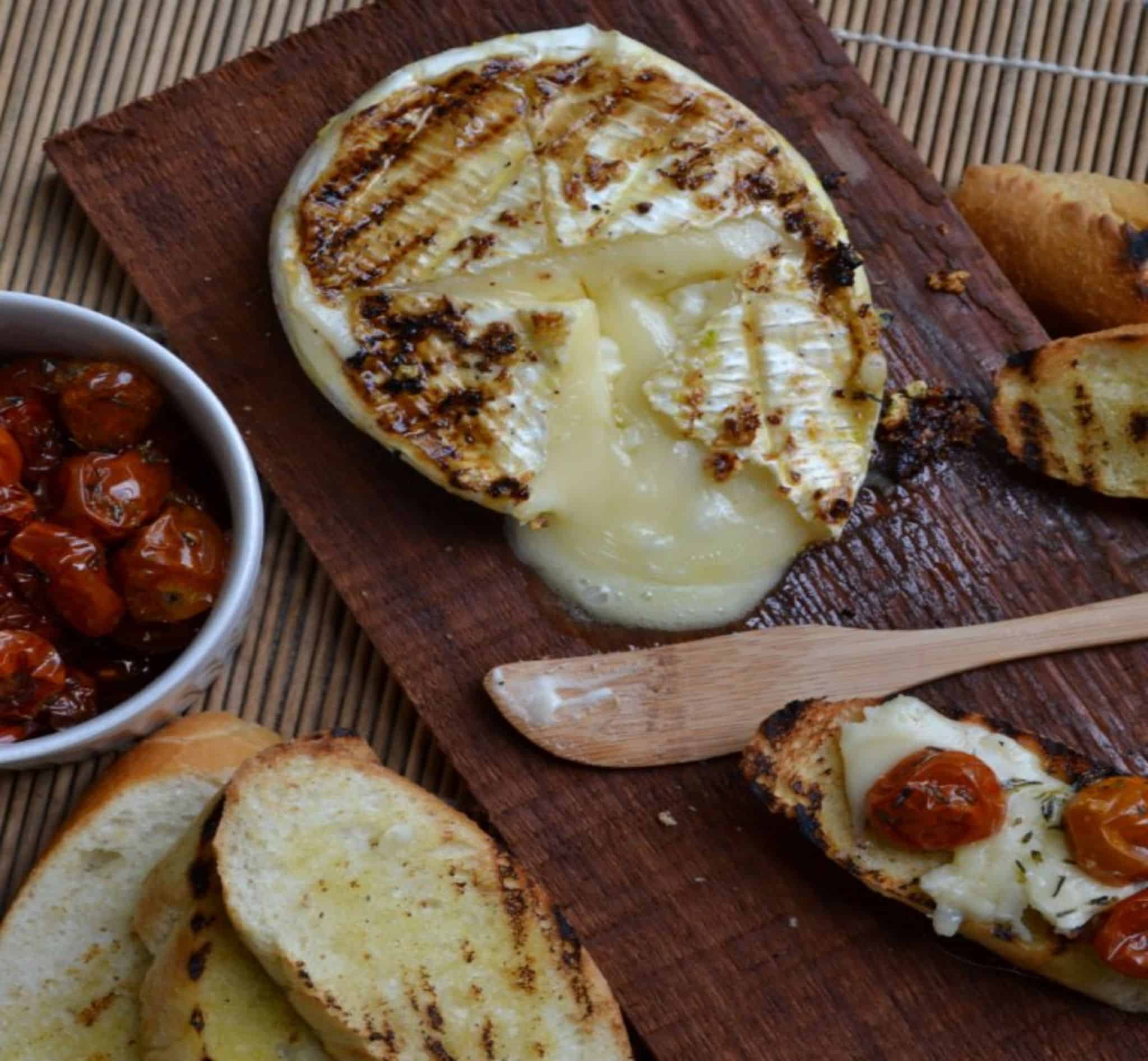 grilled brie and tomato