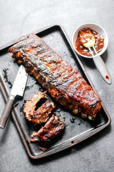 BBQ Ribs on Gas Grill